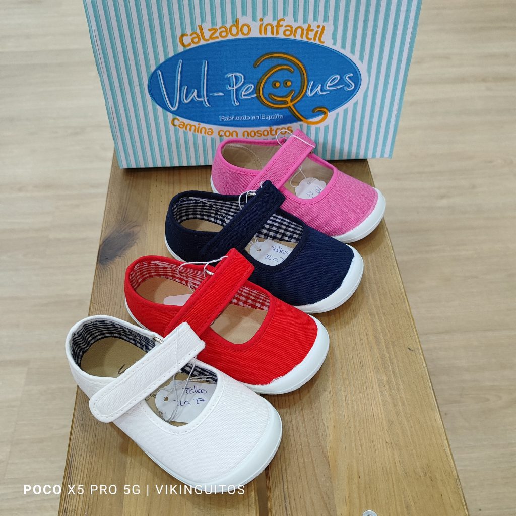 Merceditas de lona de Vul-peques