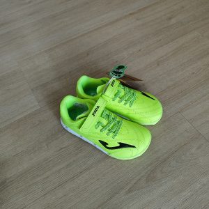 Botas fútbol Evolution Jr Barefoot 25 moqueta - turf junior verde flú
