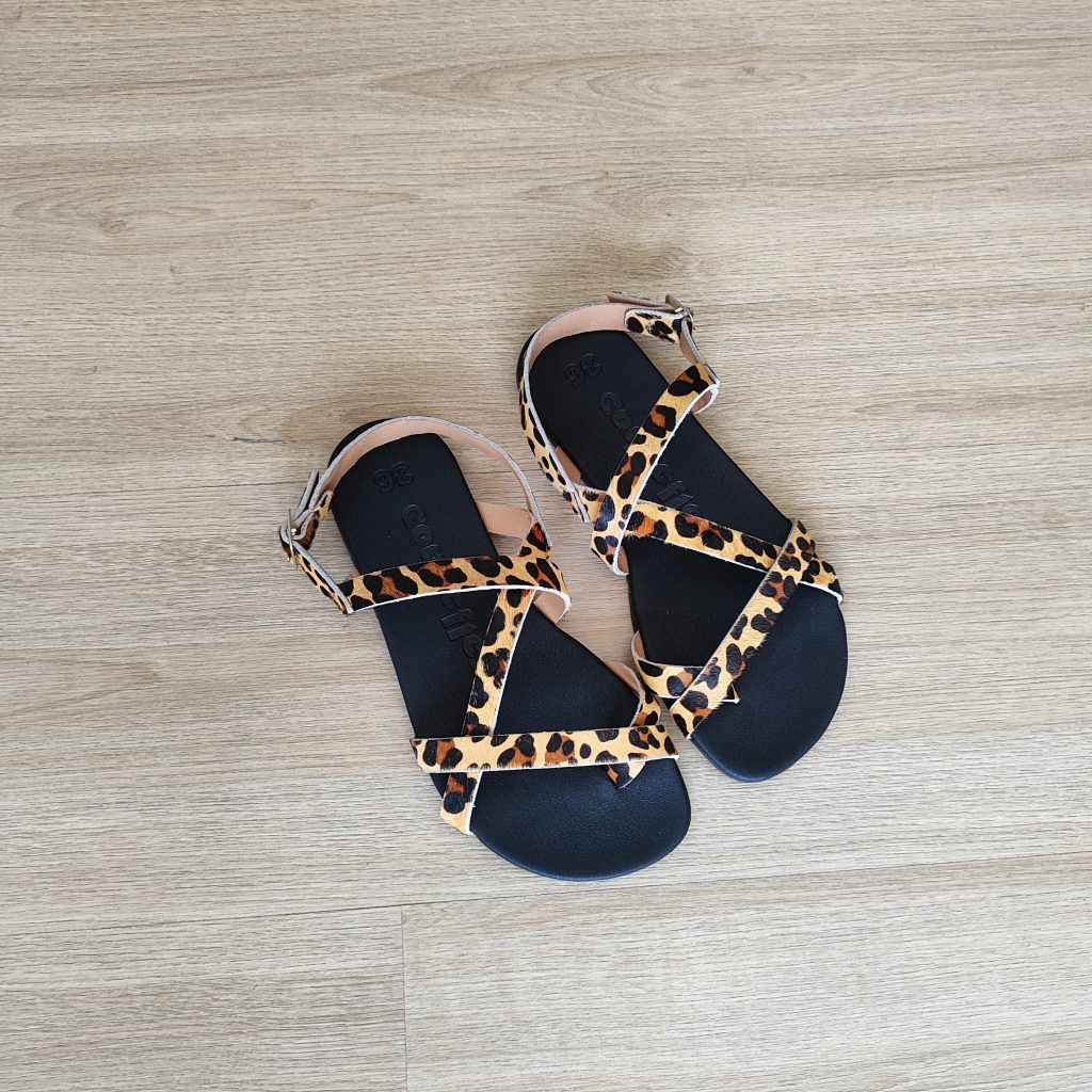 Sandalias POTRO LEOPARDO de Coqueflex
