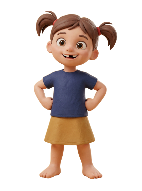 Niña de la familia Vikinguitoss